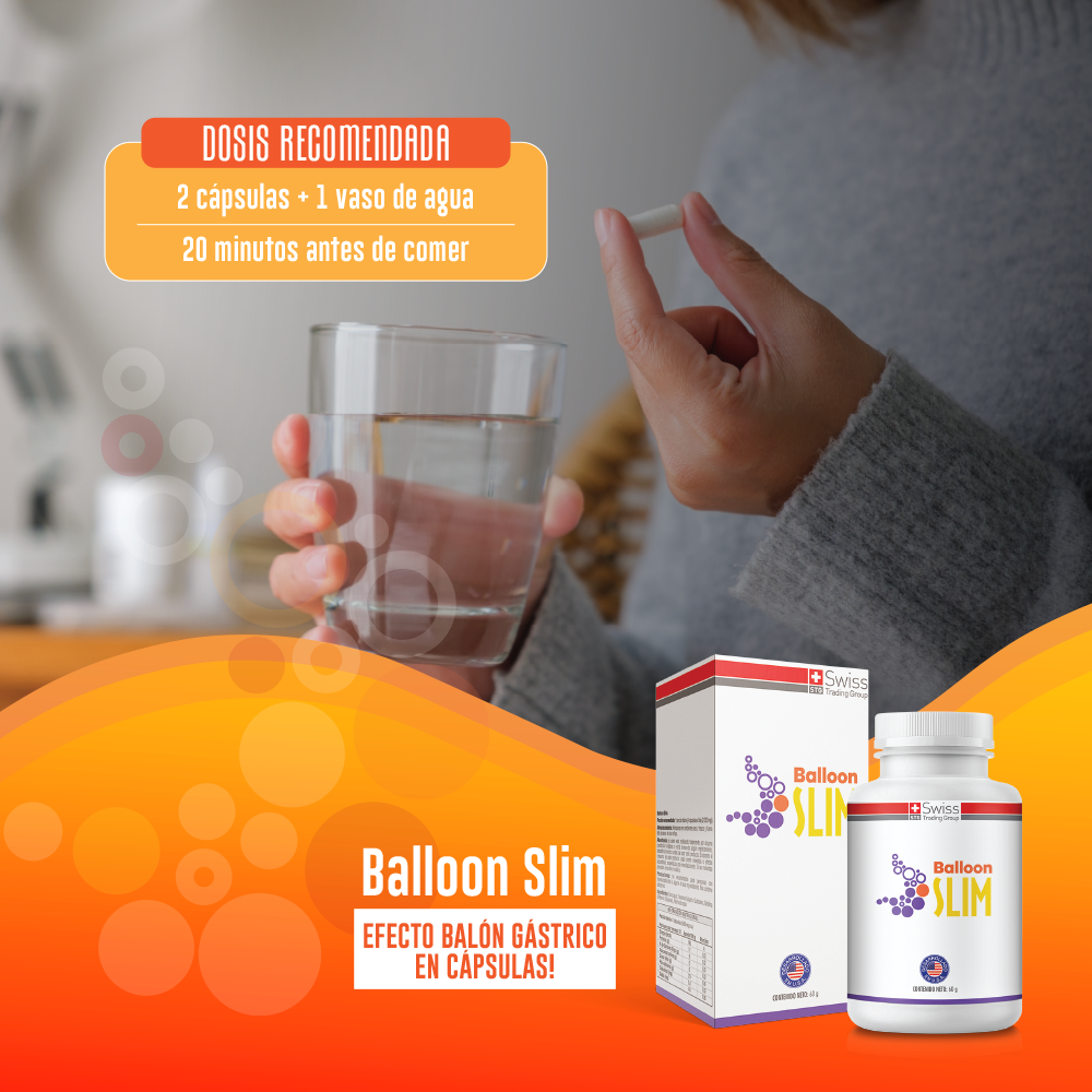 Ballon Slim - Suplemento Pastillas para Adelgazar Efectivo 120 capsulas
